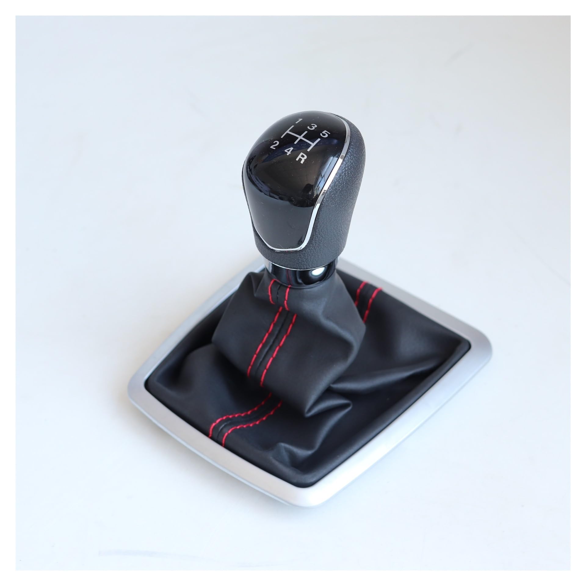 ZYINCEN Speed Gear Shift Knob for Ford for Focus MK2 Manual Gear Shift Knob Shifter Lever Head Replace(Black,for 5 Speed)