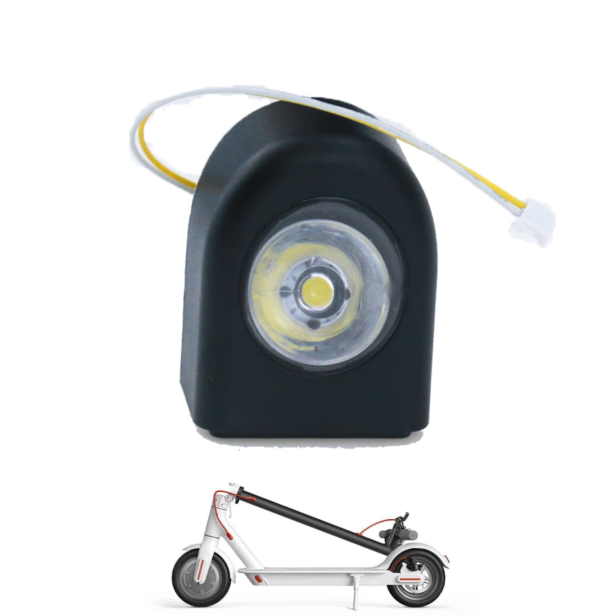 Fututech LED luz delantera para Xiaomi M365 Pro reemplazo de iluminación para Scooter eléctrico lámpara para patinete Accesorios pieza de repuesto