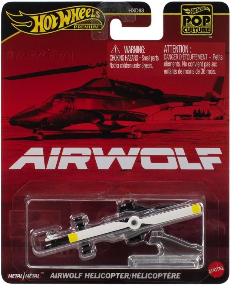Hot Wheels Pop Culture AIRWOLF HELICOPTER JBL56