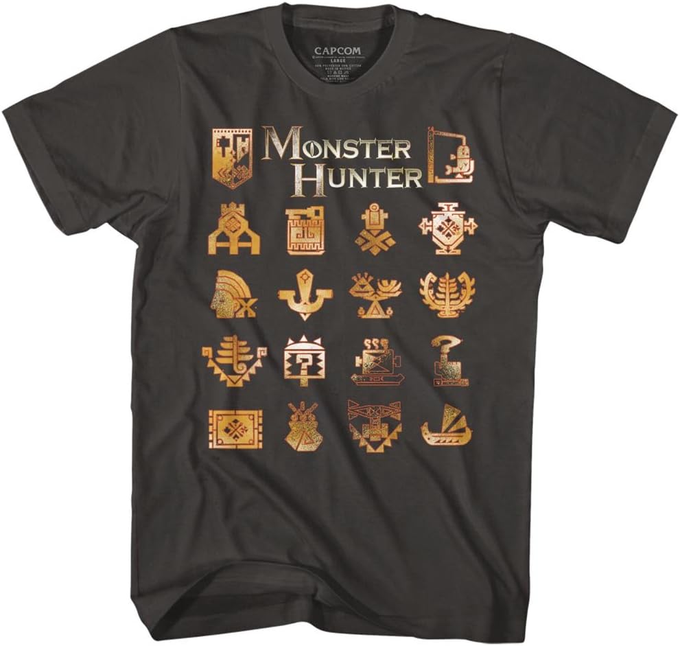Monster Hunters Mens Mh T-Shirt