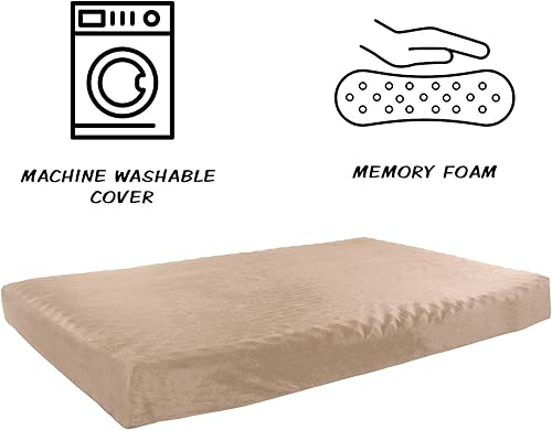 Miniatura 3 de Cama Petmaker para perros, de espuma con memoria y funda extraíble, L