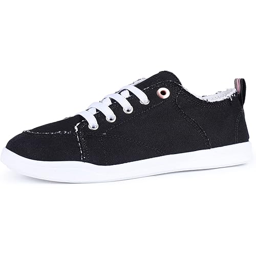 Merence TACHOHEN Slip-On Sneakers for Women Comfort Casual Canvas Shoes with Orthotic Insole Arch Support Shoes