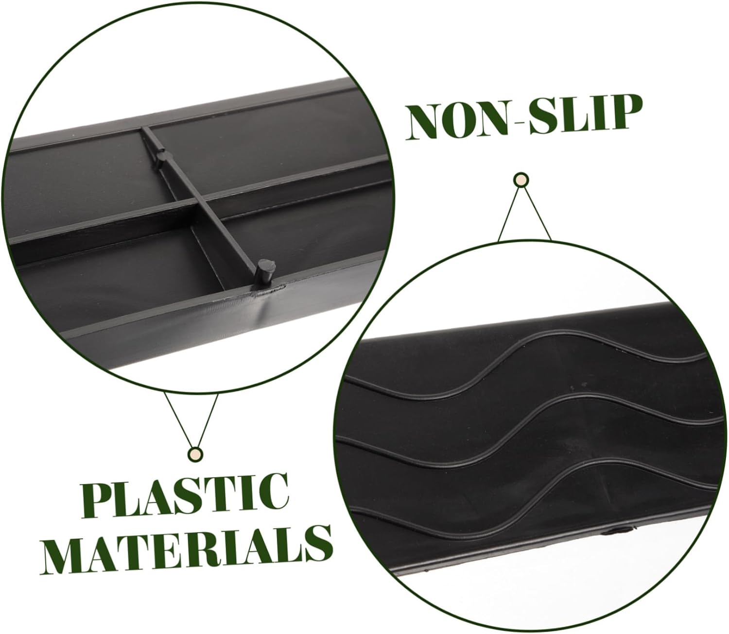 Plastic Sweeping Robot Ramp Mat Indoor Entry Ramp for Home Non-Slip Design Slope for Doorways and Wheelchairs