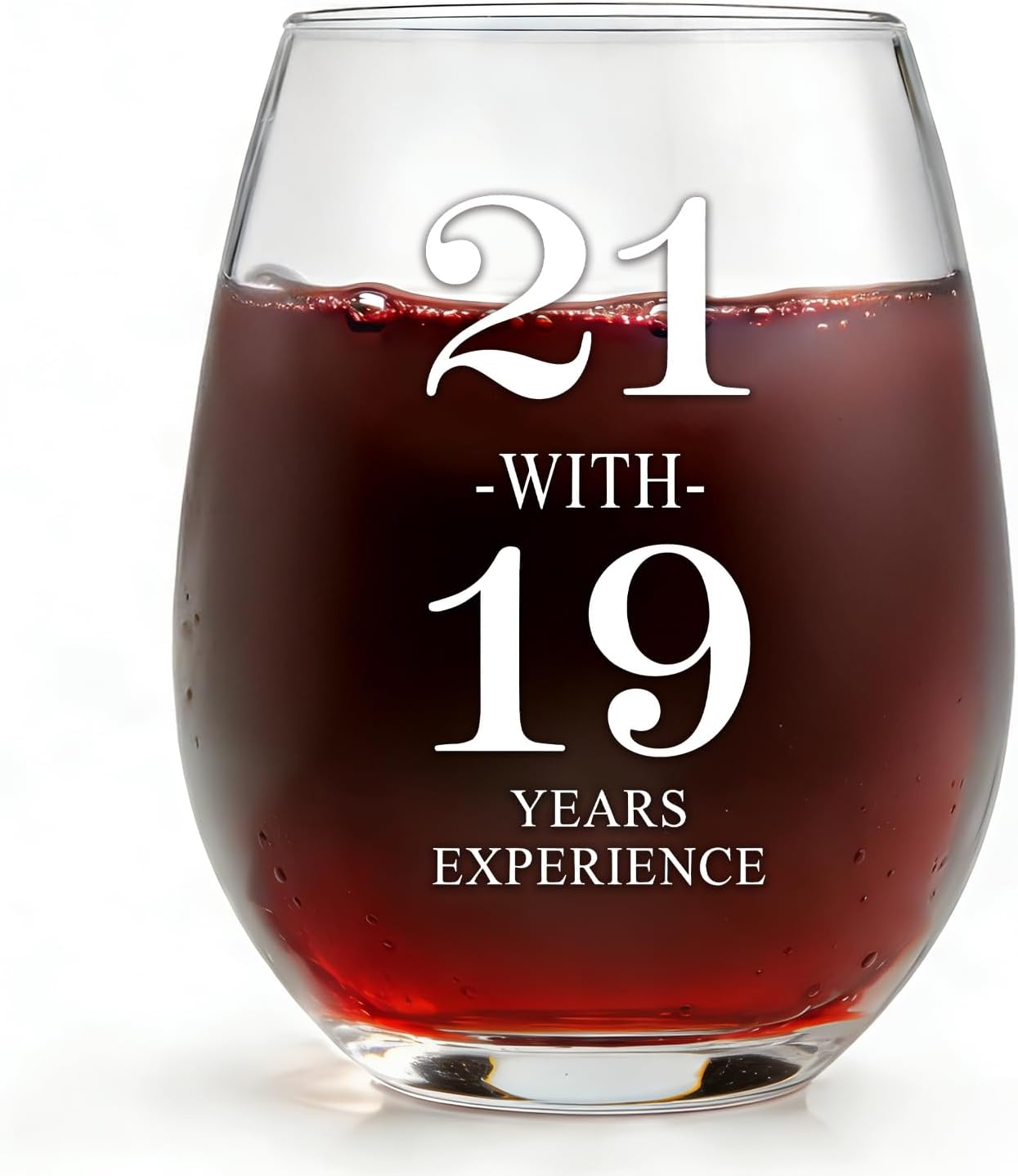 70th Birthday Gift for Her - Funny Wine Glass 15oz for 70 Year Old Woman