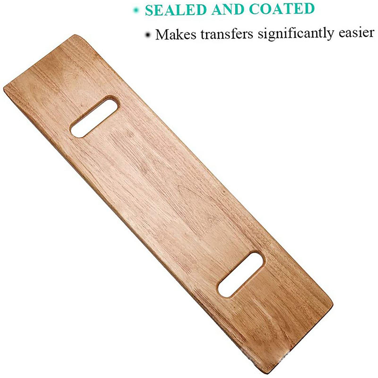 UYDJAKX Tabla de Transferencia con tobogán de Madera para Anciano, Tablas de Transferencia para discapacitados, Pacientes discapacitados, Silla de Ruedas, Ayuda para el manejo de cabecera, Tabla de