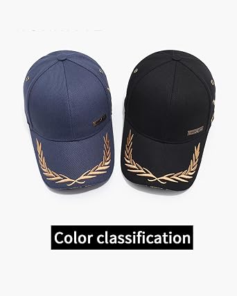 Baseball Cap with Embroidery, Mens Cotton Baseball Cap