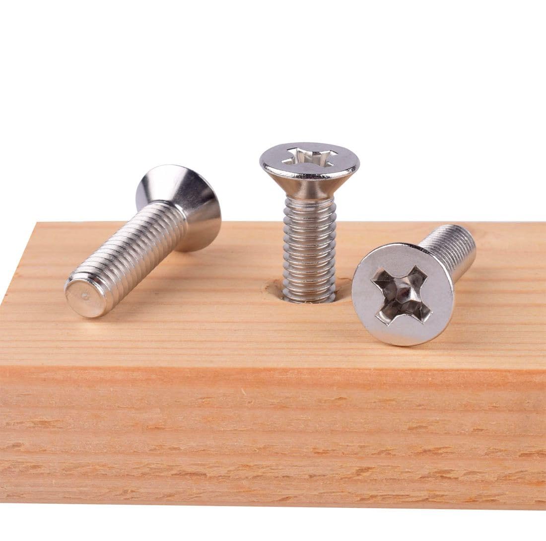 Stainless Steel Machine Screws - 40 Pcs -3 Stainless Steel Machine Screws - 40 Pcs -3