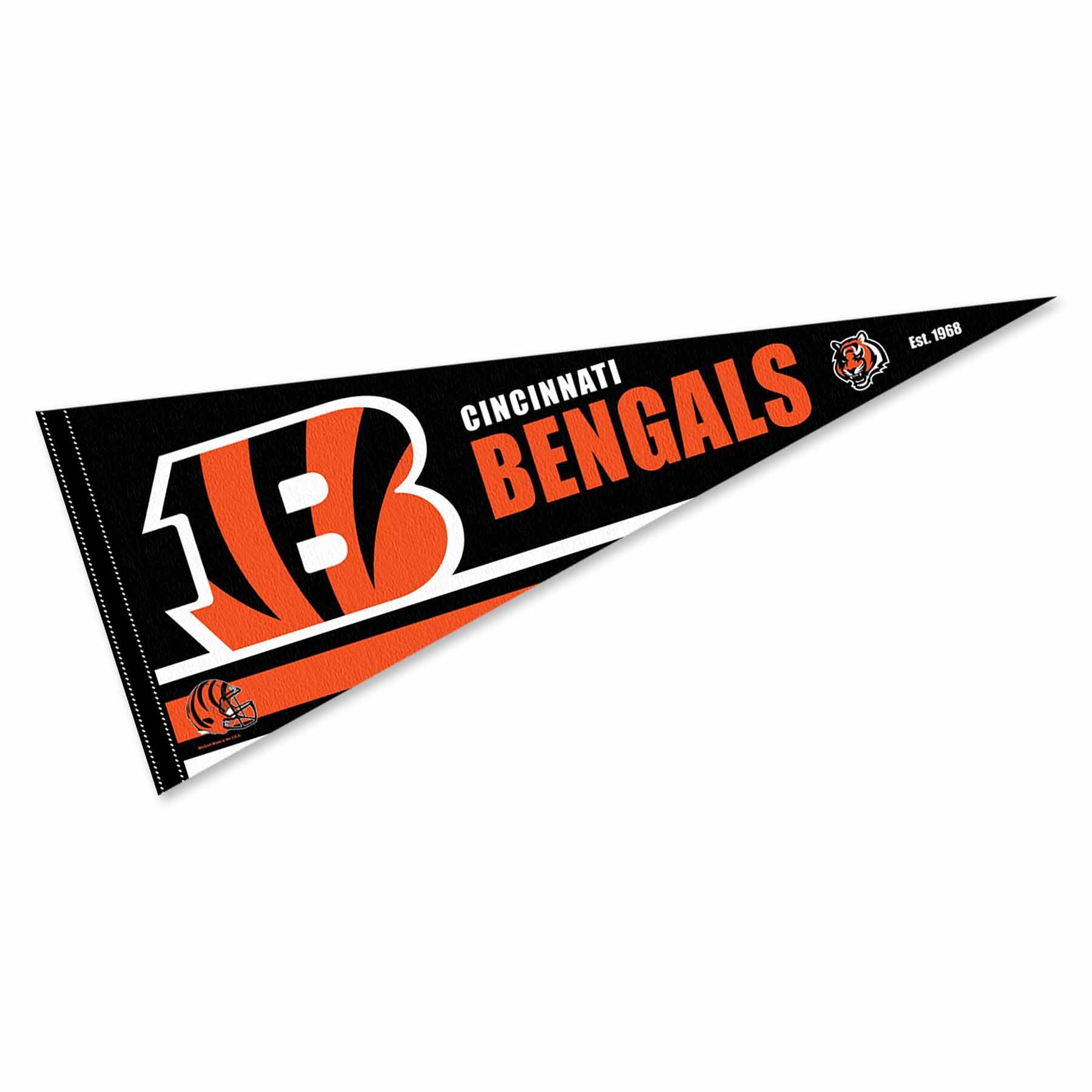 WinCraft Cincinnati Bengals Pennant Banner Flag