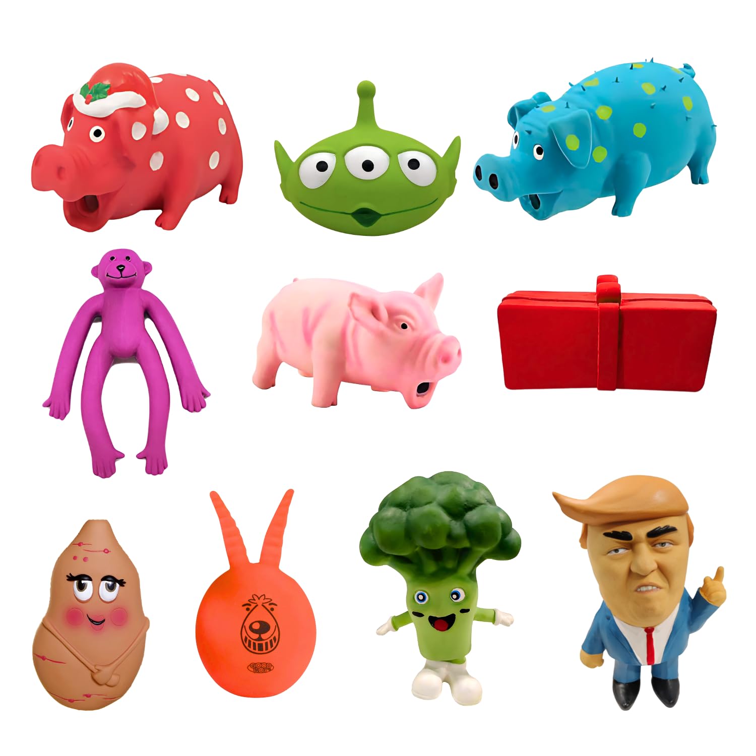 PETS EMPIRE Squeak Dog Toy for X-Large Breeds Dogs, No Stuffing with Soft Squeaker, Fun for Indoor Puppies and Senior Pups, Teething Chewing Squeaky Pet Supplies, Multi-Pack of 3 Soft Plush Toys (B0D9QZ1WR5) Amazon Price History, Amazon Price Tracker