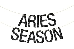 Exclusive Aries Season Banner - Aries Birthday Party Garland Supplies - Zodiac...