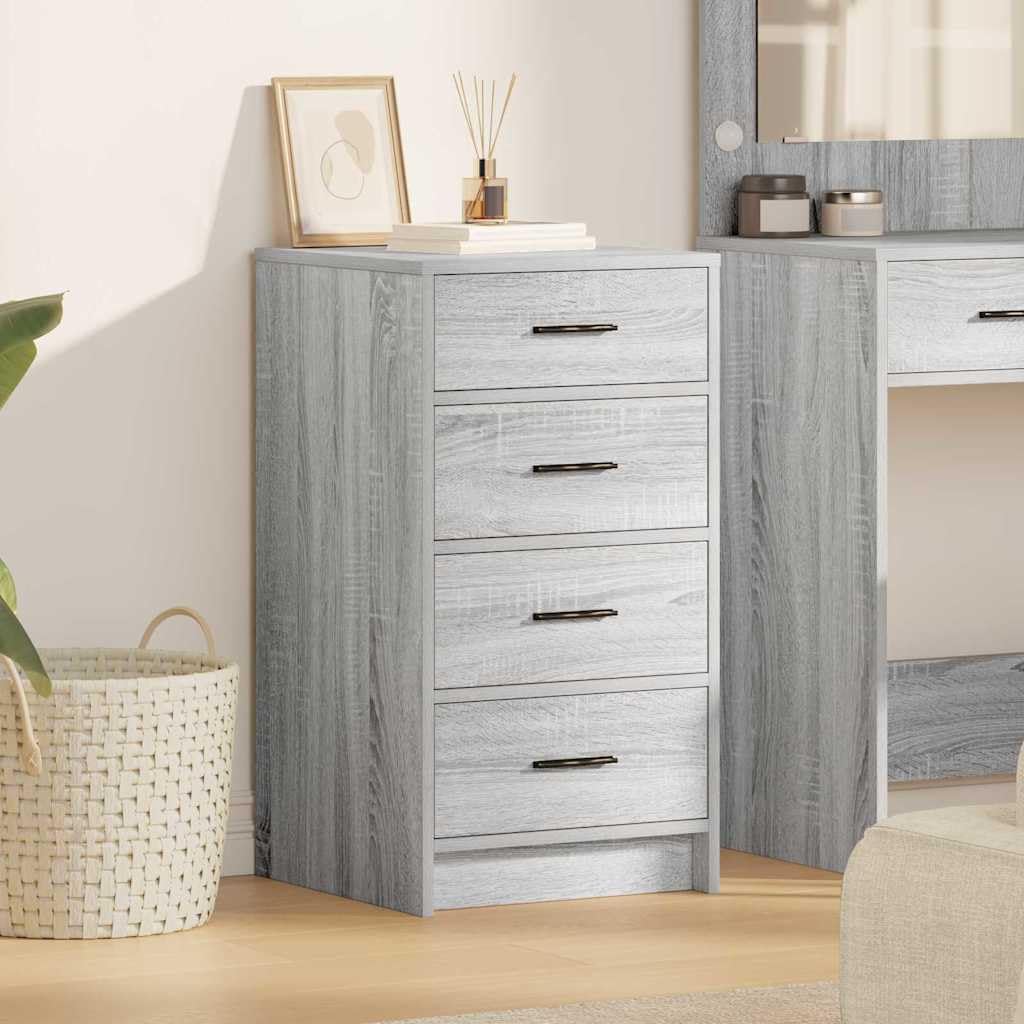 Credenza grigio Sonoma, 40 x 41 x 75 cm, in legno