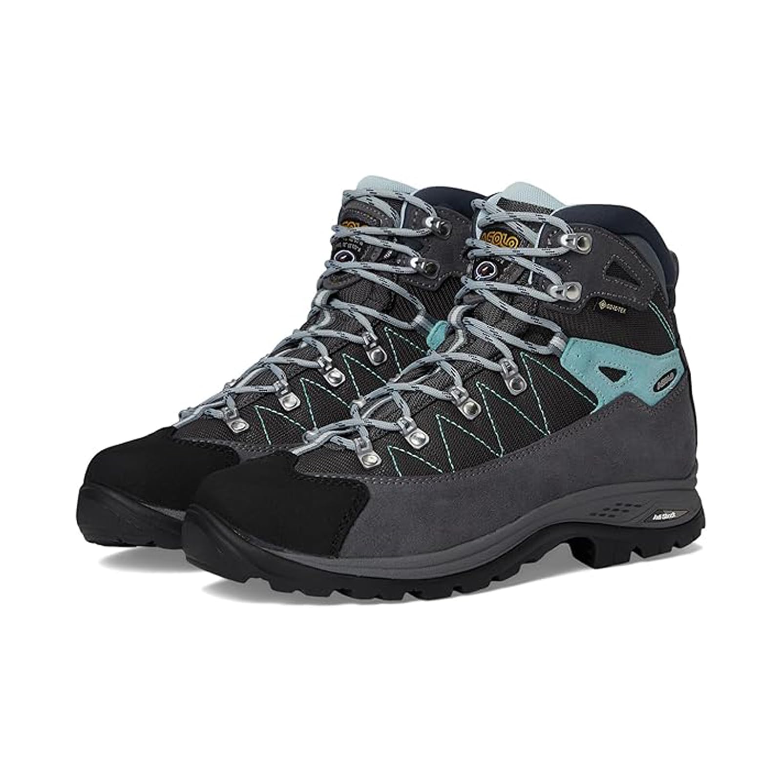 ASOLO Women's FINDER GV Water-Resistant Breathable Lightweight Cushioned Suede High Ankle Trekking Hiking Boots | Leather Cap