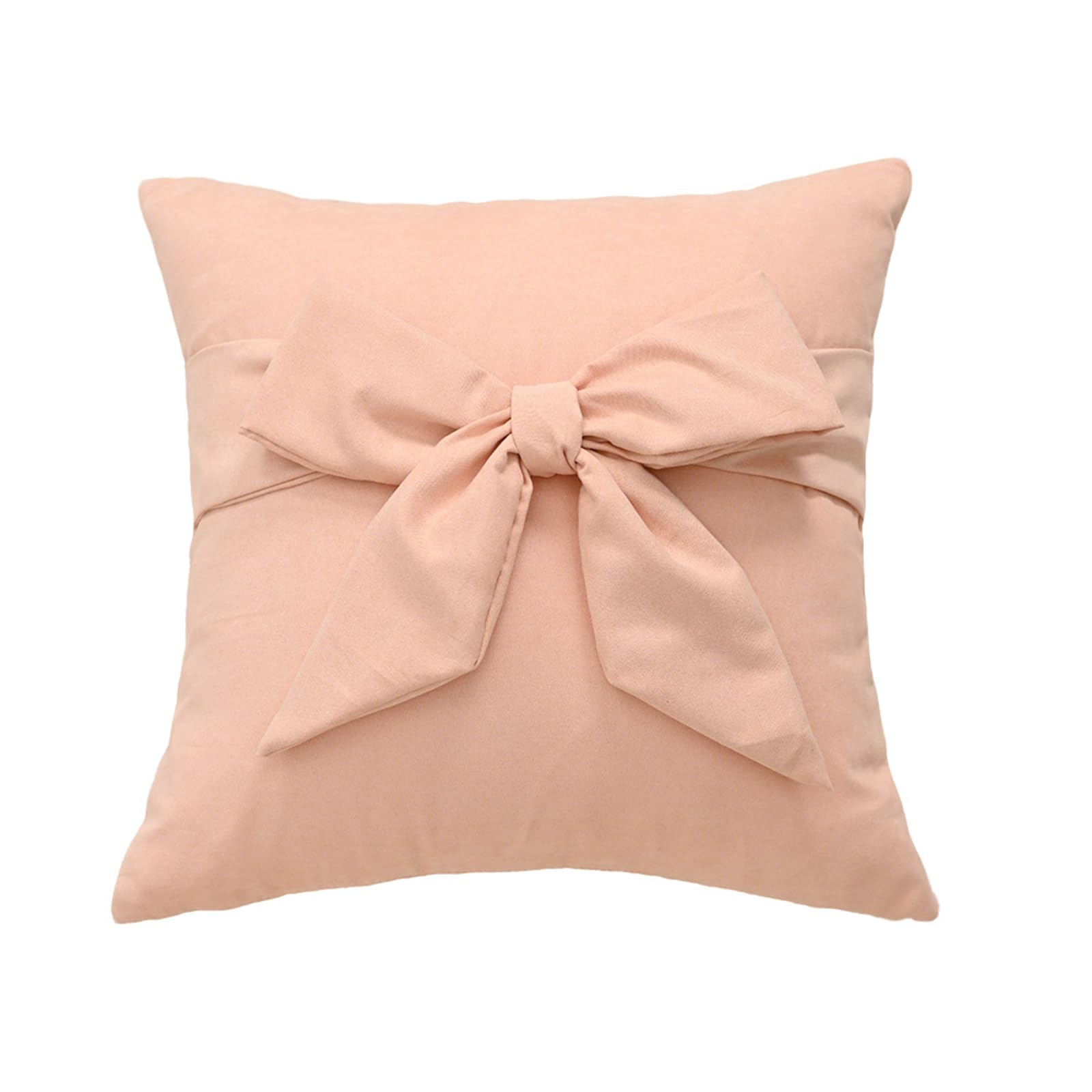 Geavonyg Bowknot Pillow Cover Accessory for Decorative Accent and Bowknot Pillow Cover