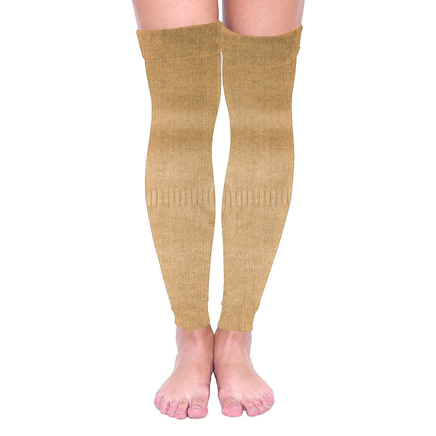 Adult Woollen Warm Leg Warmer | Winter Warm Fur Leg Warmer Over Knee | Winter Protector Knee Cap For Men And Women Use- 1 Pair-image-13