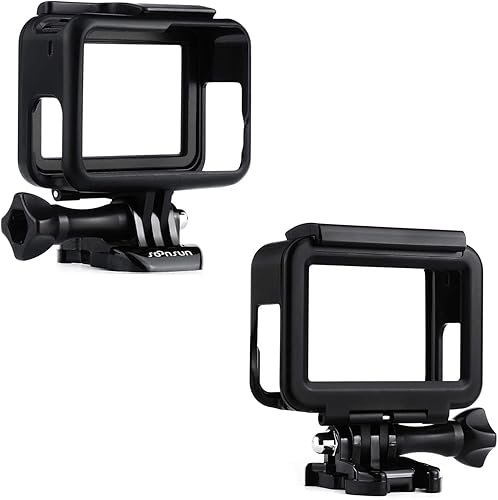Miniatura 3 de SOONSUN Carcasa para GoPro Hero 567 Negro, Hero 7 PlataBlanco, Hero (2018) Cámara Jaula protectora con hebilla de liberación rápida, tornillo de