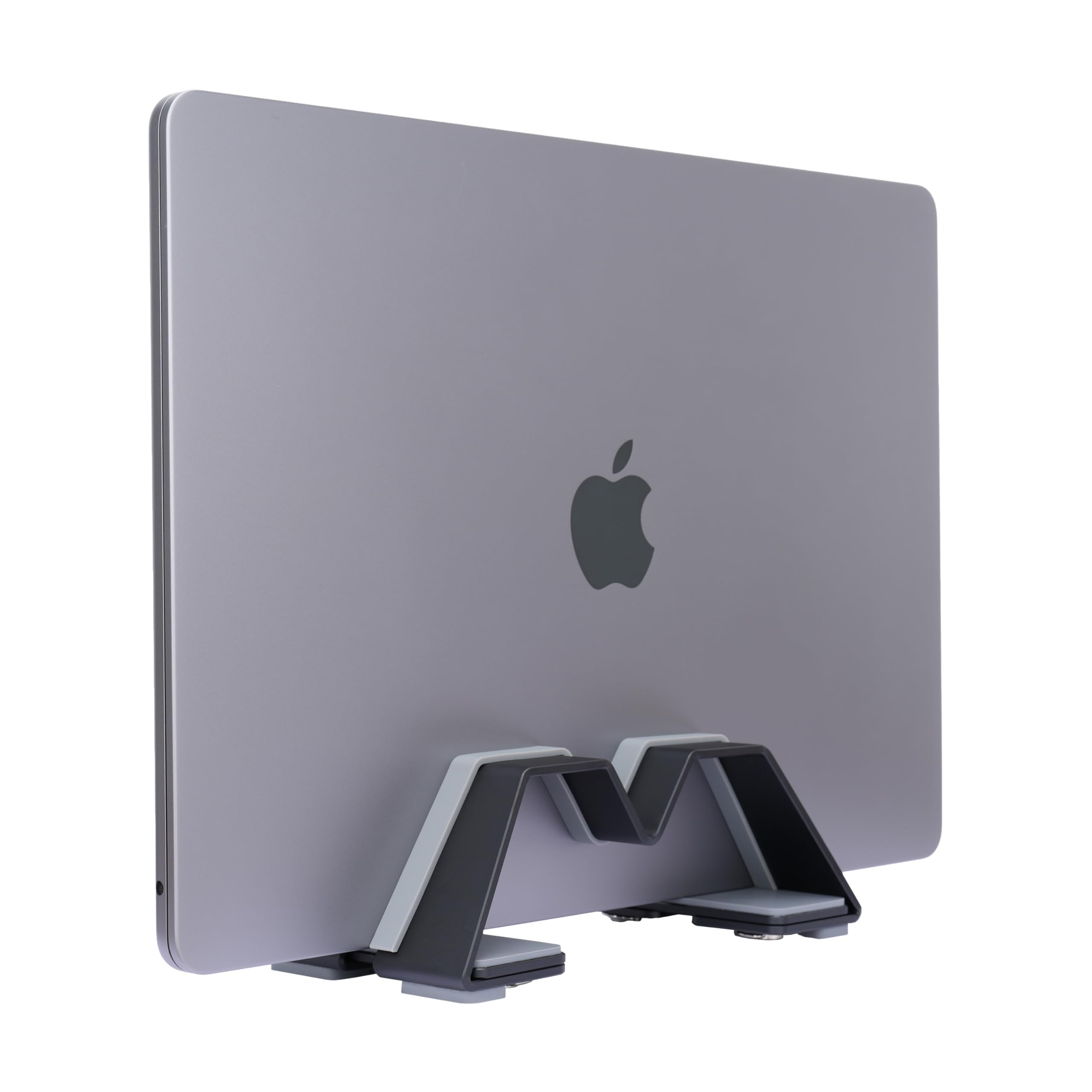 Soporte Vertical Ajustable para Portátil - Aluminio, Ajuste Universal para Todos los Portátiles - Diseño Elegante, Ancho Ajustable, Antideslizante y Resistente a Arañazos, Diseño Patentado