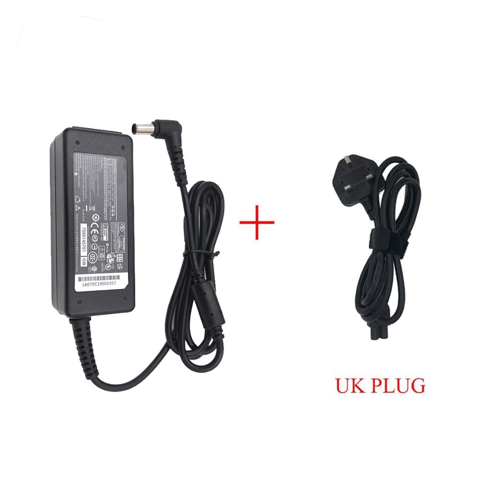 Adaptador,Compatible con LG 19V 2.1A 6.5 * 4.4MM Compatible para