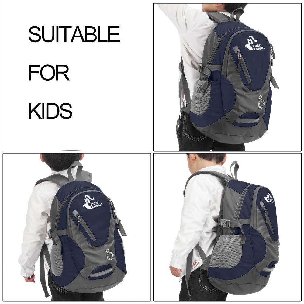 Bseash Zaino da escursionismo all'aperto di piccole dimensioni 20L, zaino da viaggio leggero e resistente all'acqua per bambini, ragazze, ragazzi, ciclismo, equitazione