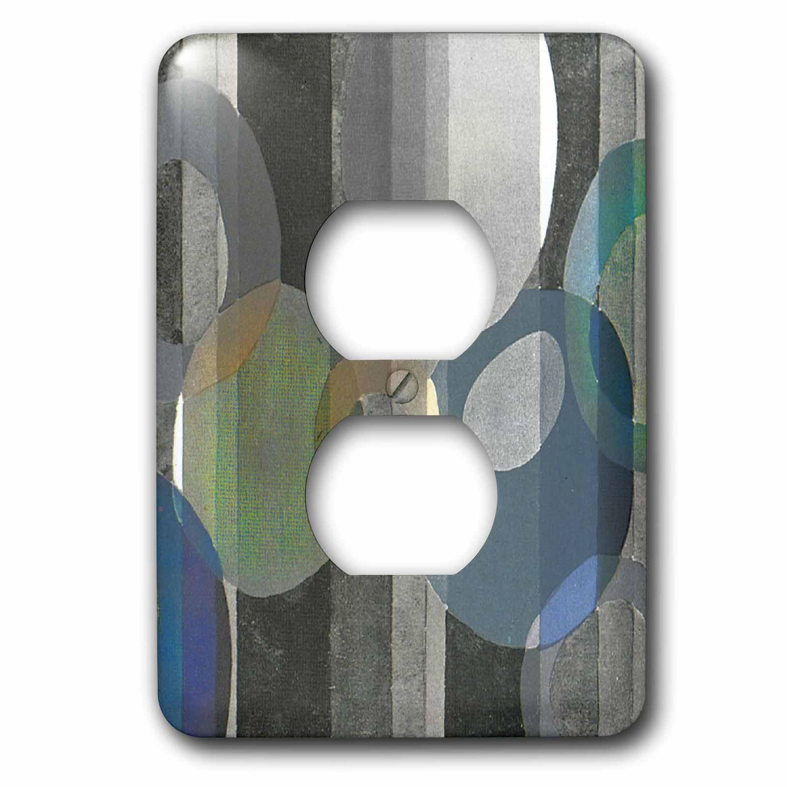 Cache-pot multicolore design Art Déco 3dRose Lsp_26035_6 original