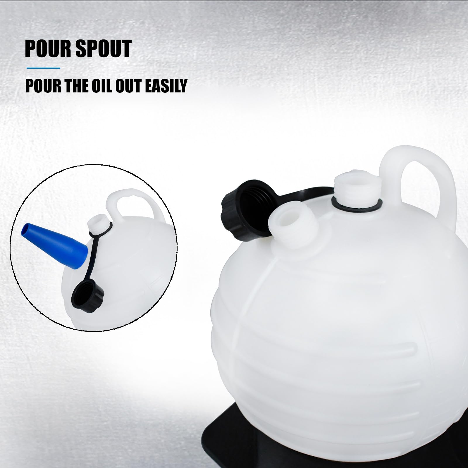 SMOTIVEPRO Bomba De Aceite De Purga De Frenos Manual De 2 Litros Y Kit Adaptador De Purga De Freno De 12 Piezas
