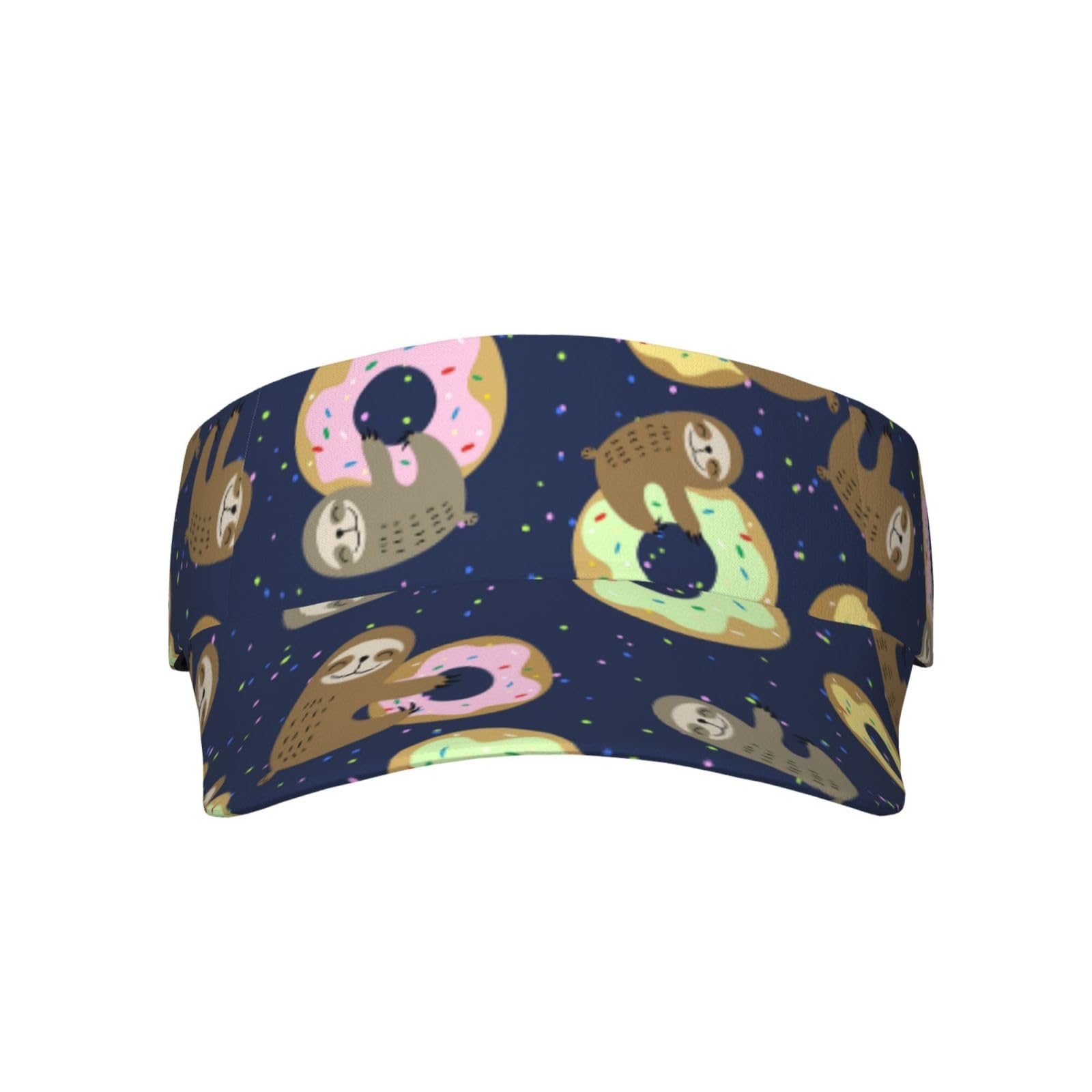 Anceky Sloth Sloth Sun Visor Hats for Women Men Teens Adjustable Summer Hat for Beach Tennis Golf Running Hiking Cap