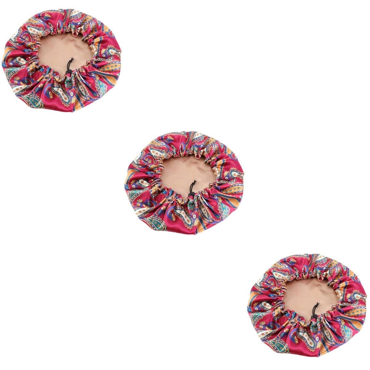 Couvre-chef pratique BESTYASH double couche en satin de finition supérieure - 8