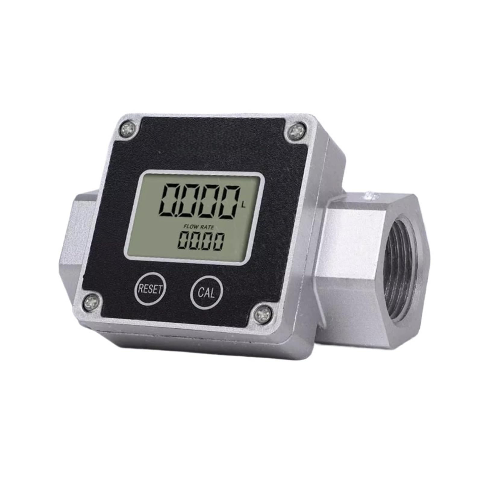 WQGQPXOB Aluminum Liquid Flow Meter Digital Pipeline Water(1.5" internal thread)