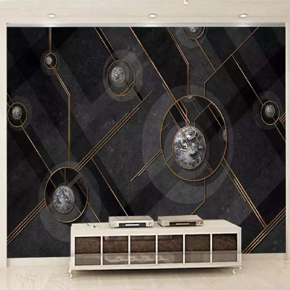 Papel Pintado Mural 3D Mármol De Línea Dorada Geométrica Vintage Autoadhesivo Pared Foto Arte Cartel De La Pared Pegatinas Decorativas De Pared Pelar Y Pegar Pegatinas De Fondo De Pared Extraíbles Pa