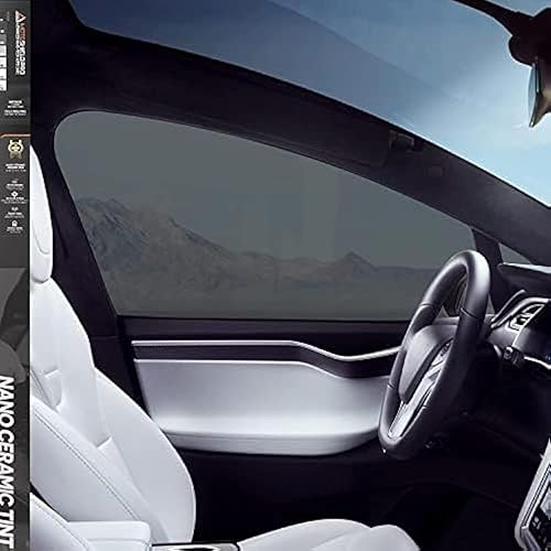 Miniatura 23 de MotoShield Pro 35% VLT Nano Ceramic - Tinte de ventana para automóvil, 20 pulgadas x 20 pies, rollo de 2 capas, rechazo de calor alto y reducción