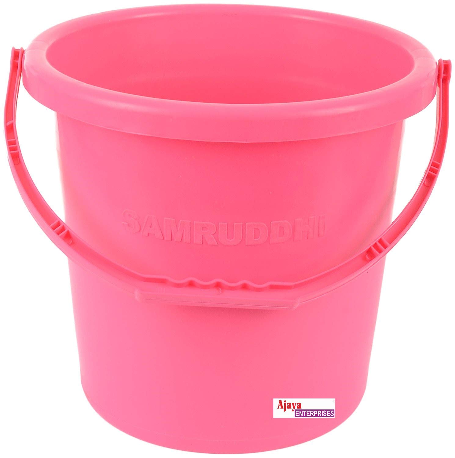 Samruddhi Elephant Plastic Bath Set, Pink, Pack Of 4 1