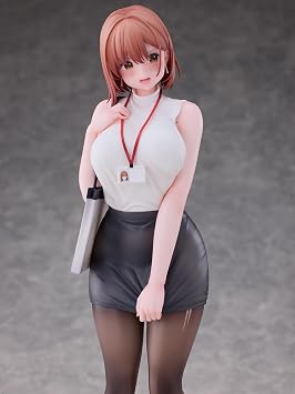 Anime Girl Figure 1/6 Scale 11.02in Business Attire Cute Figures Desktop Girl Figure PVC Collection Model, Anime Fans Desktop Decoration Gift for Adult