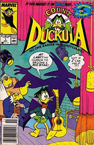 Count Duckula #7 (Newsstand) VF ; Marvel comic book