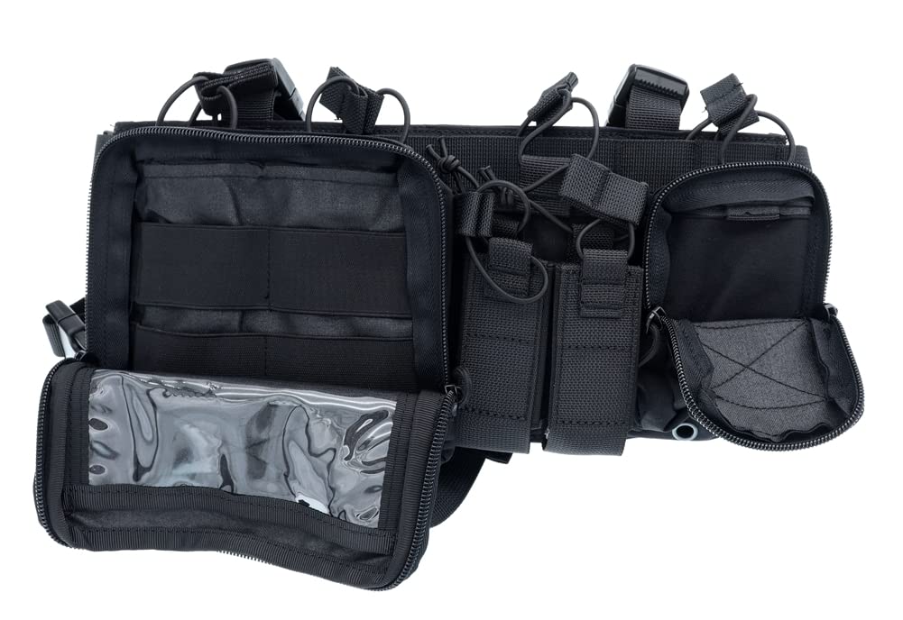 Gilet tactique à la poitrine Rig Assault 500D Molle Gilet tactique à poches multiples