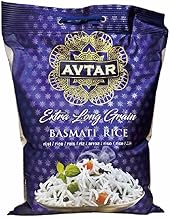 AVTAR Basmati Rice, Made in India, 11.0 lbs (5 kg), Basmati Rice, Long Grain Rice, Indica Rice
