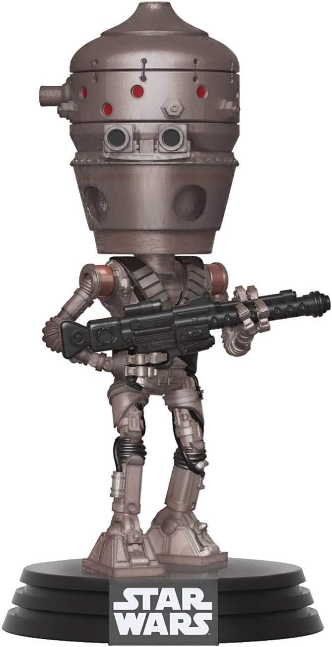 POP Star Wars: The Mandalorian - IG-11 Funko Pop! Vinyl Figure (Bundled with Compatible Pop Box Protector Case) Multicolored 3.75 inches