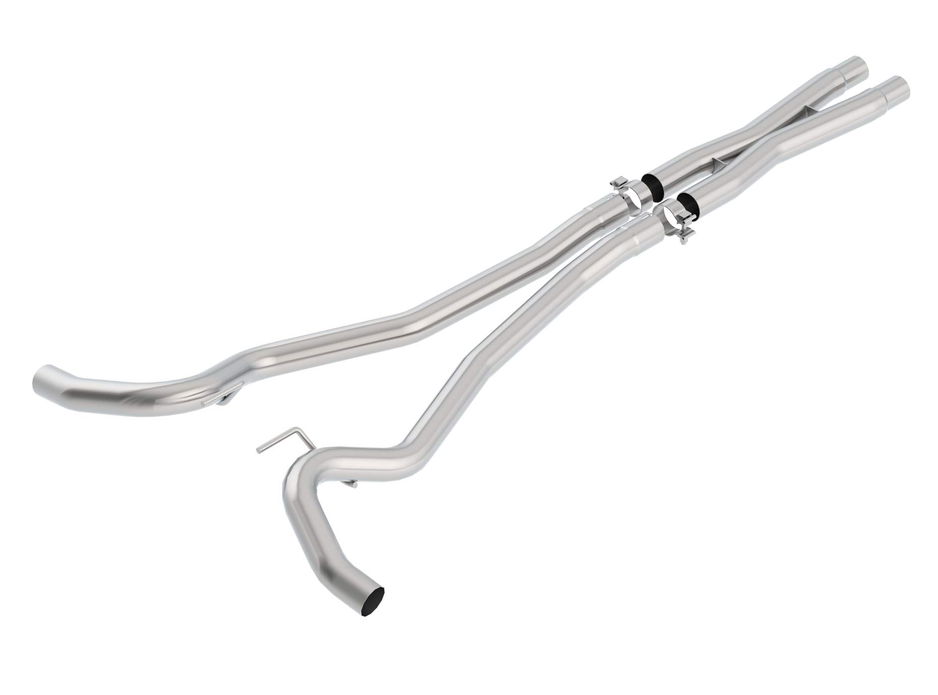 BORLA 60705 Exhaust X-Pipe & Mid-Pipes for 2015-2023Ford Mustang GT 5.0L V8 Auto./ Man. Trans. Coupe/Convertible With Or WITHOUT Active Valve Performance Exhaust. Use ONLY with BORLA Axle-Back System