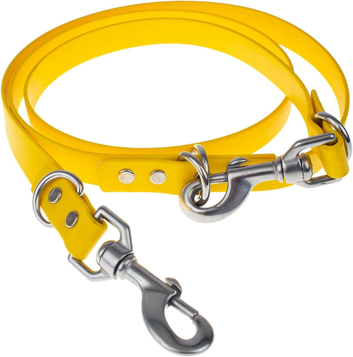 dogIDS Waterproof Jaeger Dog Lead for Small Medium Large Breed- Perfect for Walking, Training, Tracking and Running - Odor Resistant, Made in The USA- Blaze Orange, 3/4 in x 8 ft
