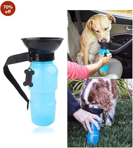 Miniatura 2 de Portable Dog Water Bottle, Travel Pet Water Dispenser with Bowl, Leak Proof Design