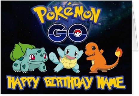 Pokemon Go Carte D Anniversaire Personnalisee Amazon Fr Fournitures De Bureau Pokemon Go Carte D Anniversaire Personnalisee Amazon Fr Fournitures De Bureau
