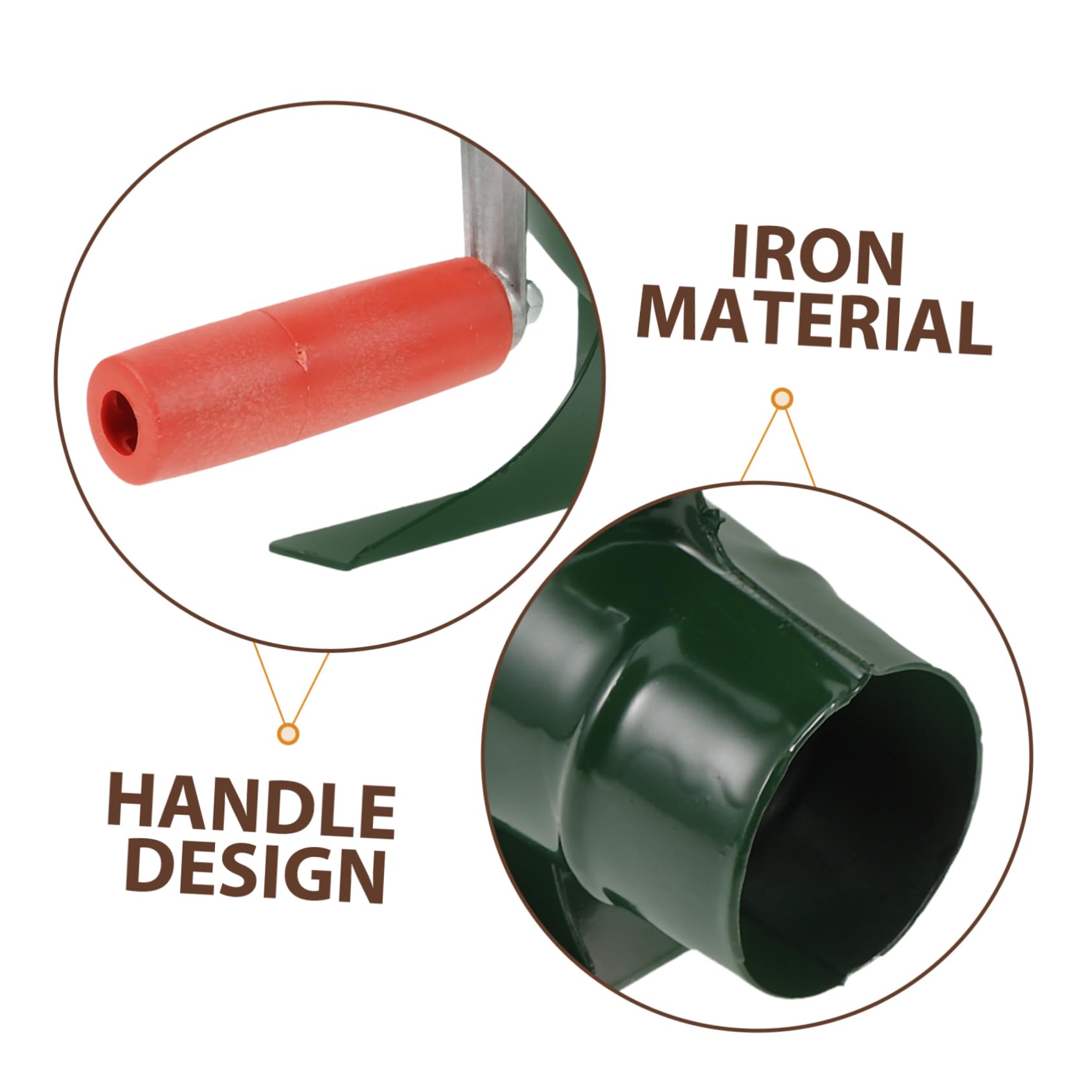 Yardwe Soplador de Aire Manual para Barbacoa Portátil de Hierro Verde