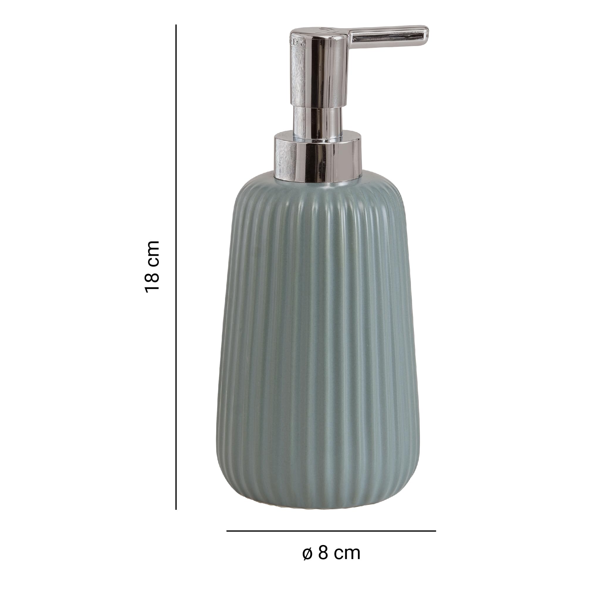 Gedy Marika Soap dispenser Blue, 8x8x18cm - Image 3