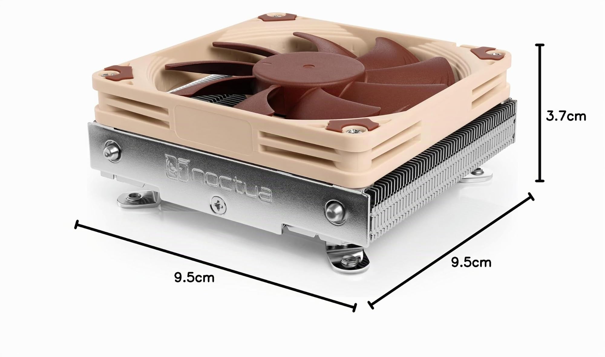 Noctua NH-L9i, Ventirad CPU Faible Hauteur pour Intel LGA1200 & LGA115x (Marron)