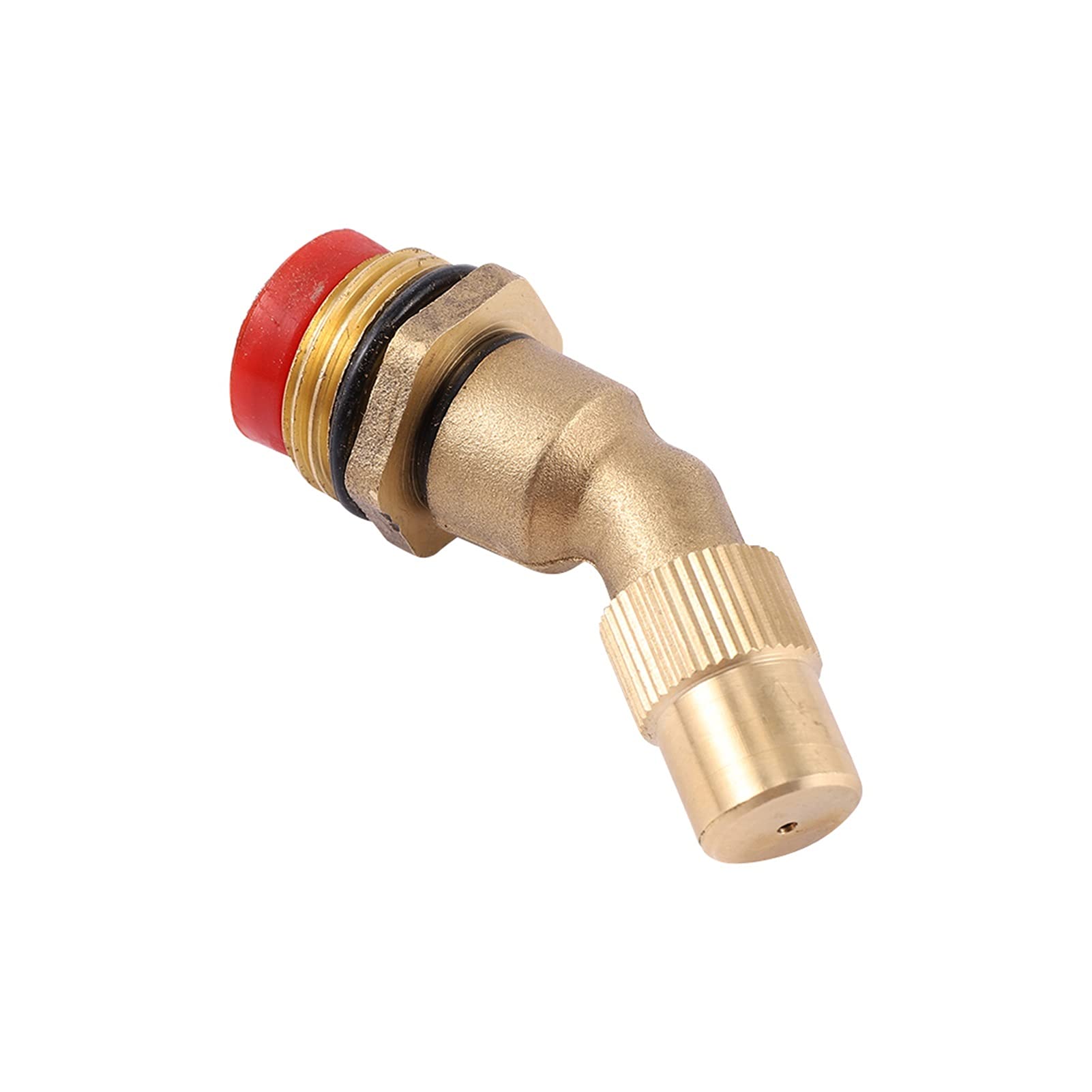 Système d'irrigation par aspersion pour jardin et pelouse, 5 trous, filetage externe 1/2 pouce, avec buse d'atomisation d'eau filtrée, pulvérisateur d'irrigation agricole pour jardin (couleur : roug