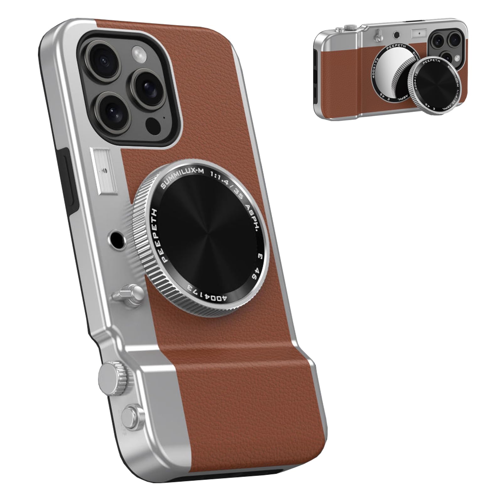 Amazon.com: YAKVOOK Integrated Camera Phone Case for iPhone