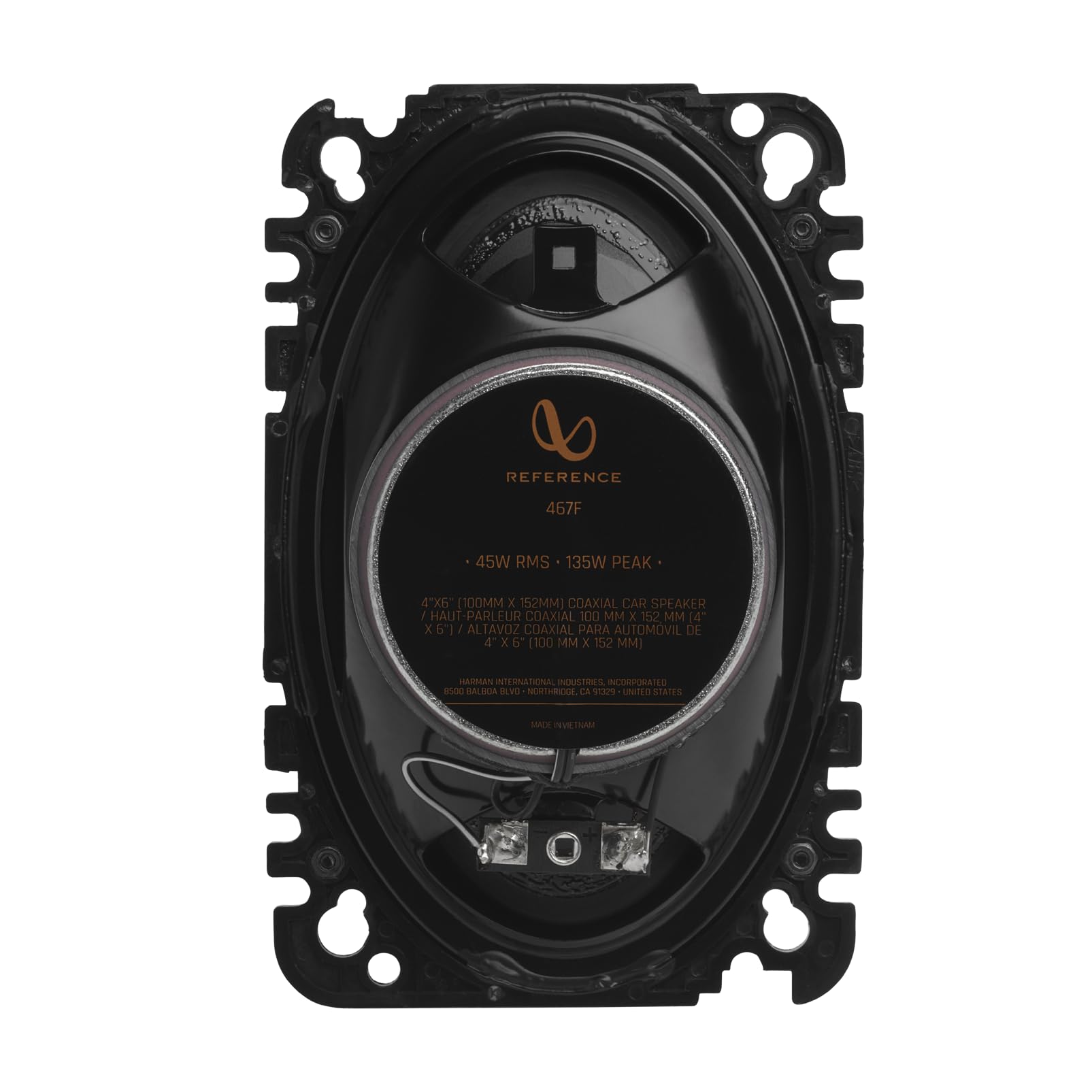 INFINITY ∞ Amazon.com: Infinity REF467F 4x6 Inch 2 Way Car Speakers - Pair