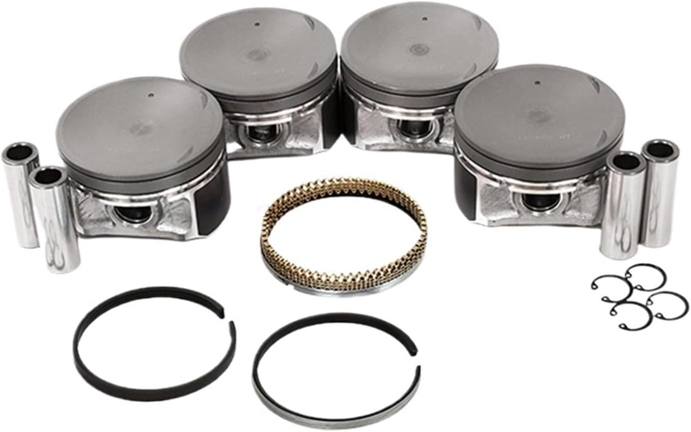 Compatible with 02to06 2.5L QR25DE 4 Pieces Engine Piston Set A2010-8J000 A2010-8J011