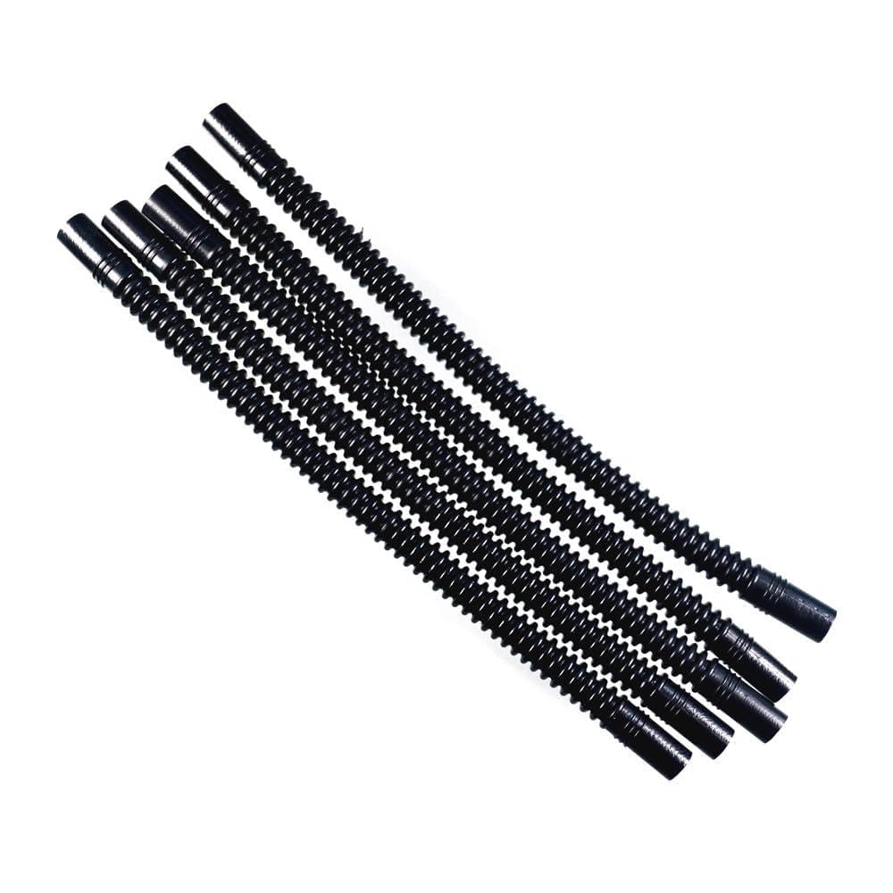 Small ID Flexible Corrugated Tubing Reducing Corrugated Tube for Oil Pump Fuel Injection Urea System - (Color: ID5.5-3- 118mm 5pc)