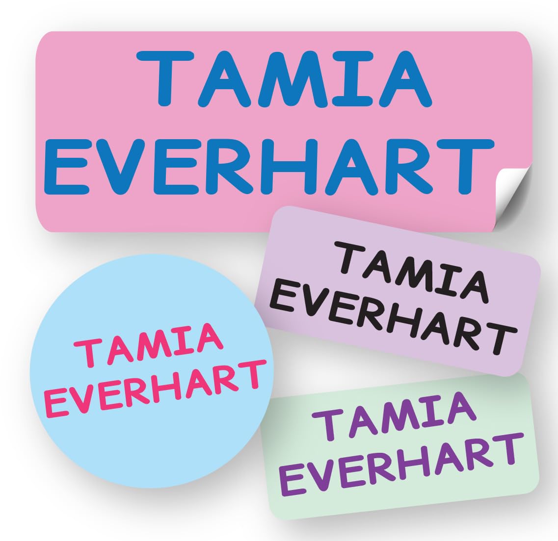 120-Pack Personalized Waterproof Name Labels – 3-Line Custom Stickers For Daycare, Camp & School