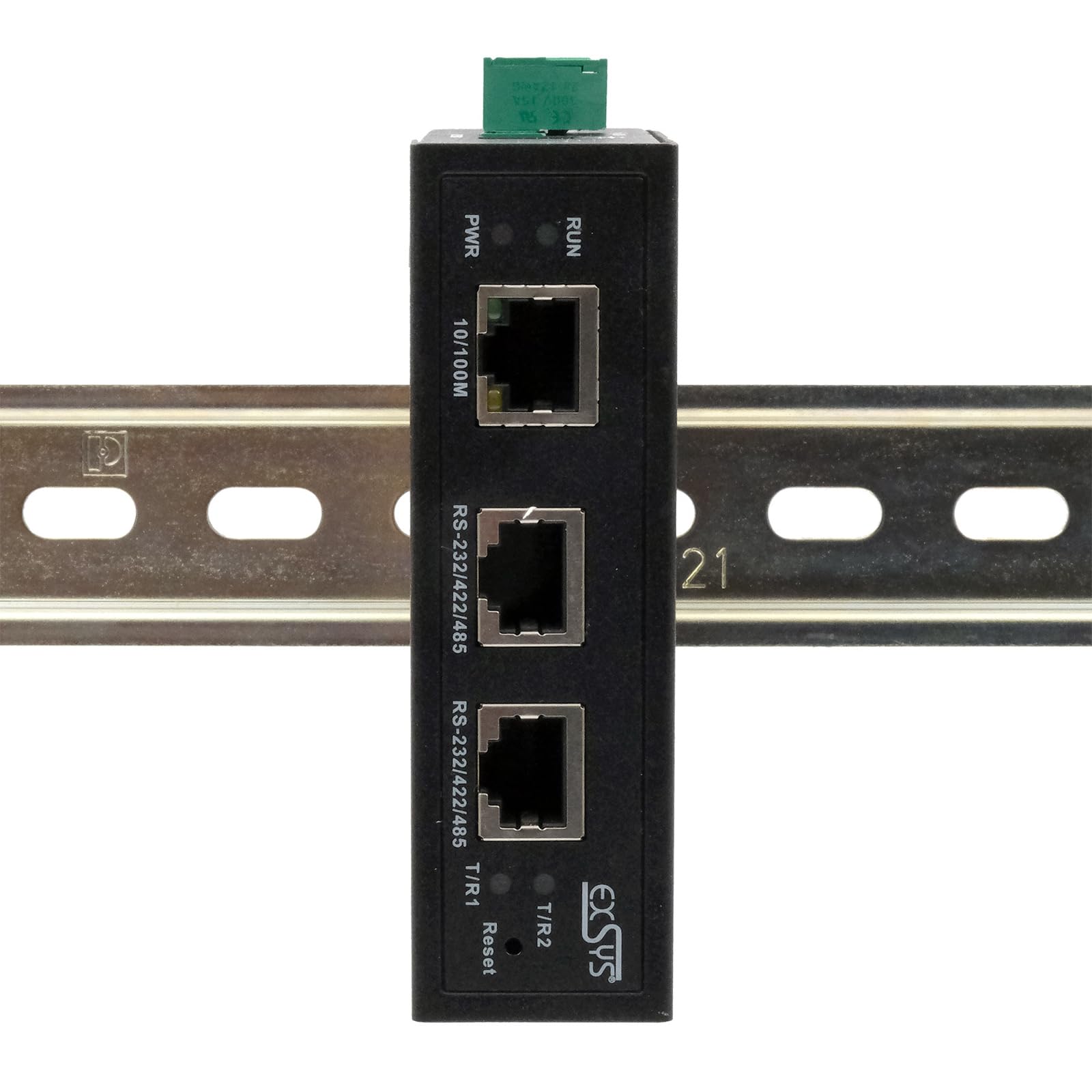 Exsys EX-61002 Ethernet zu 2 x Seriell RS-232/422/485