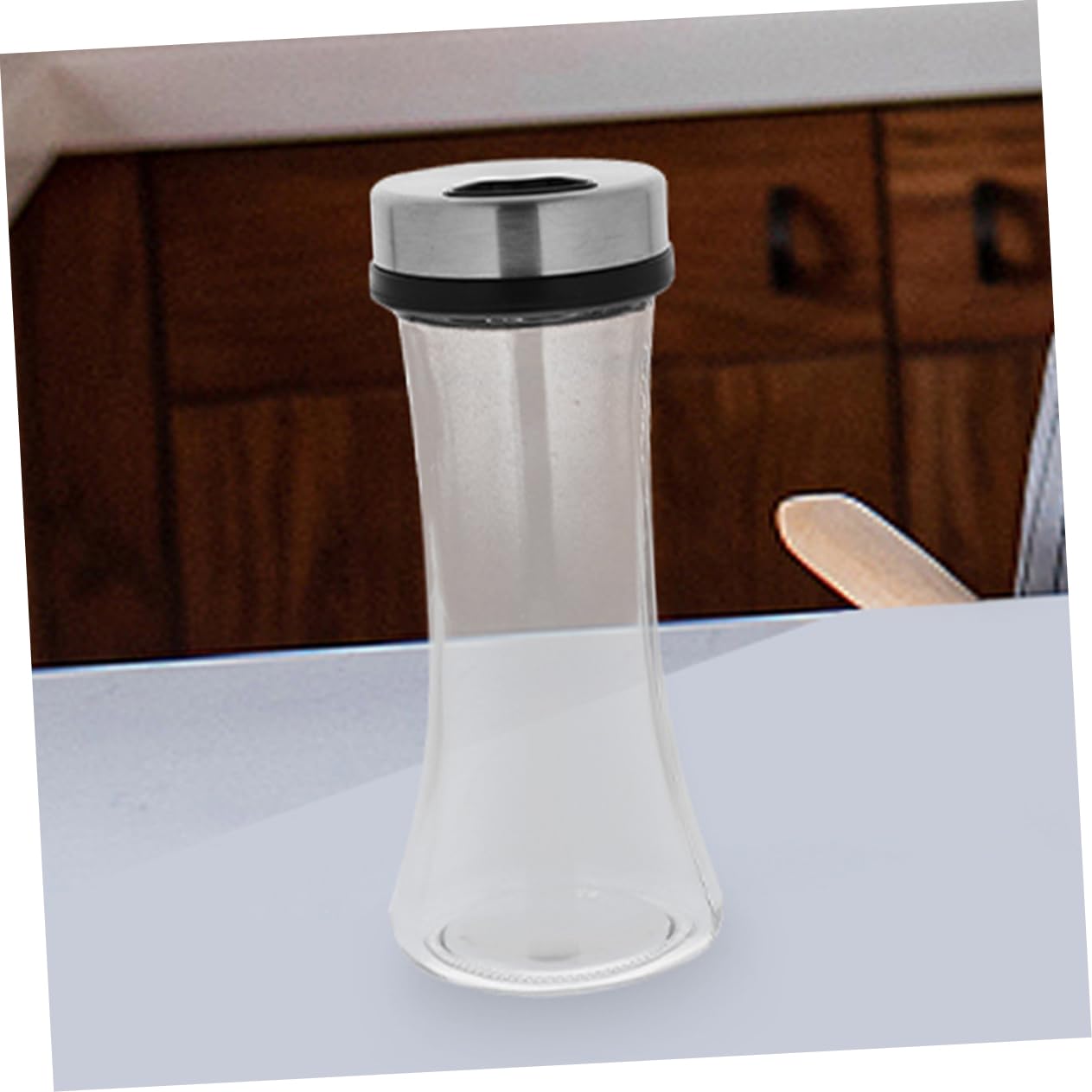 Cabilock 4 Juegos Dispensador De Especias Botellas De Condimentos Multifunción Botellas De Condimentos Domésticos Dispensadores De Condimentos De Cocina Salero Pimentero Vidrio 2 Piezas * 4